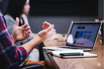 Conference hall with speakers